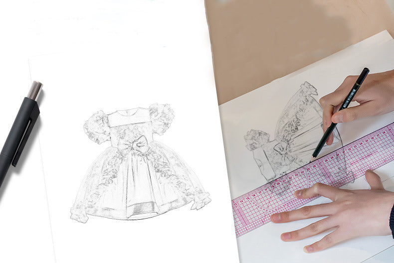 Tulle Baby Girls Birthday Skirts - Kids Lovely Ball Gown Dress