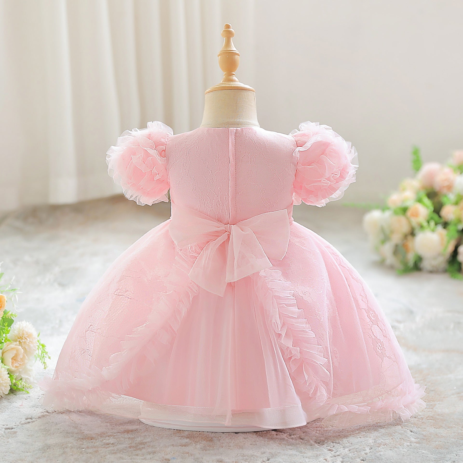 Tulle Baby Girls Birthday Skirts - Kids Lovely Ball Gown Dress