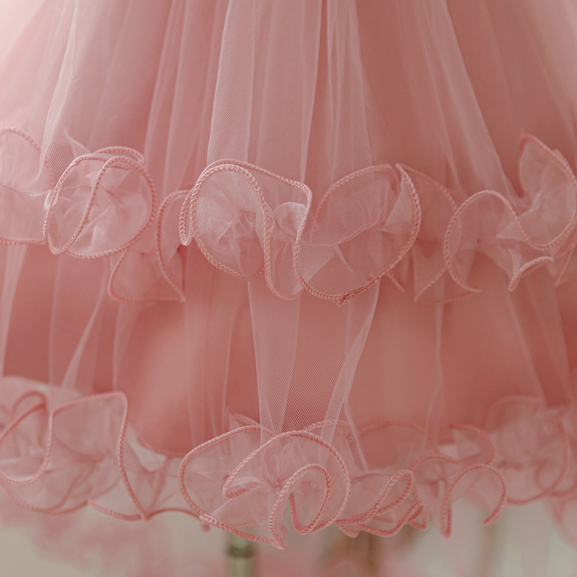 Young Girl Christmas and New Year  Gown Dresses, Piano Recital Performance Tulle Dresses for Kids