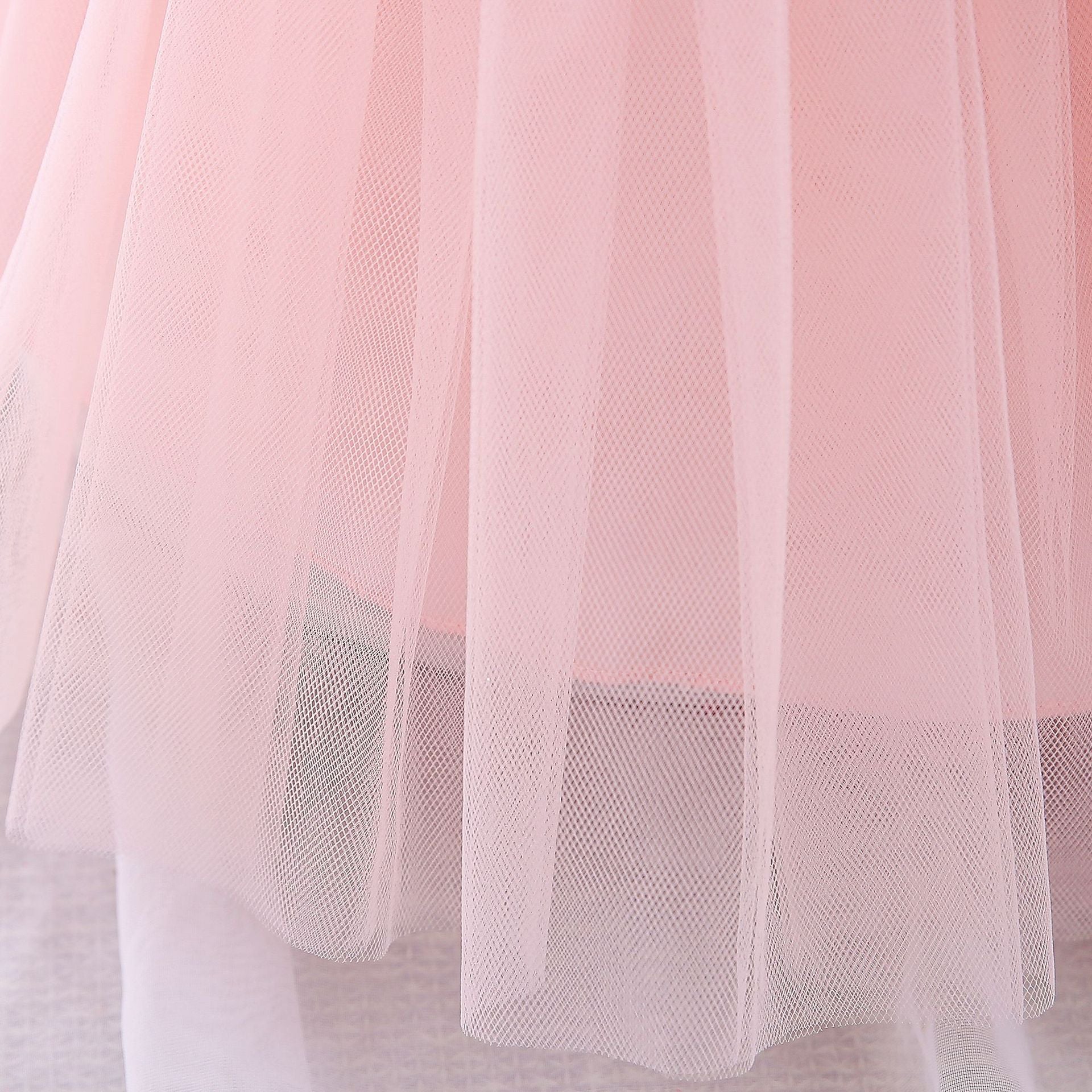 Elegant Formal Little Girl  Princess Dresses -Modest Flower Ball Gowns Dress