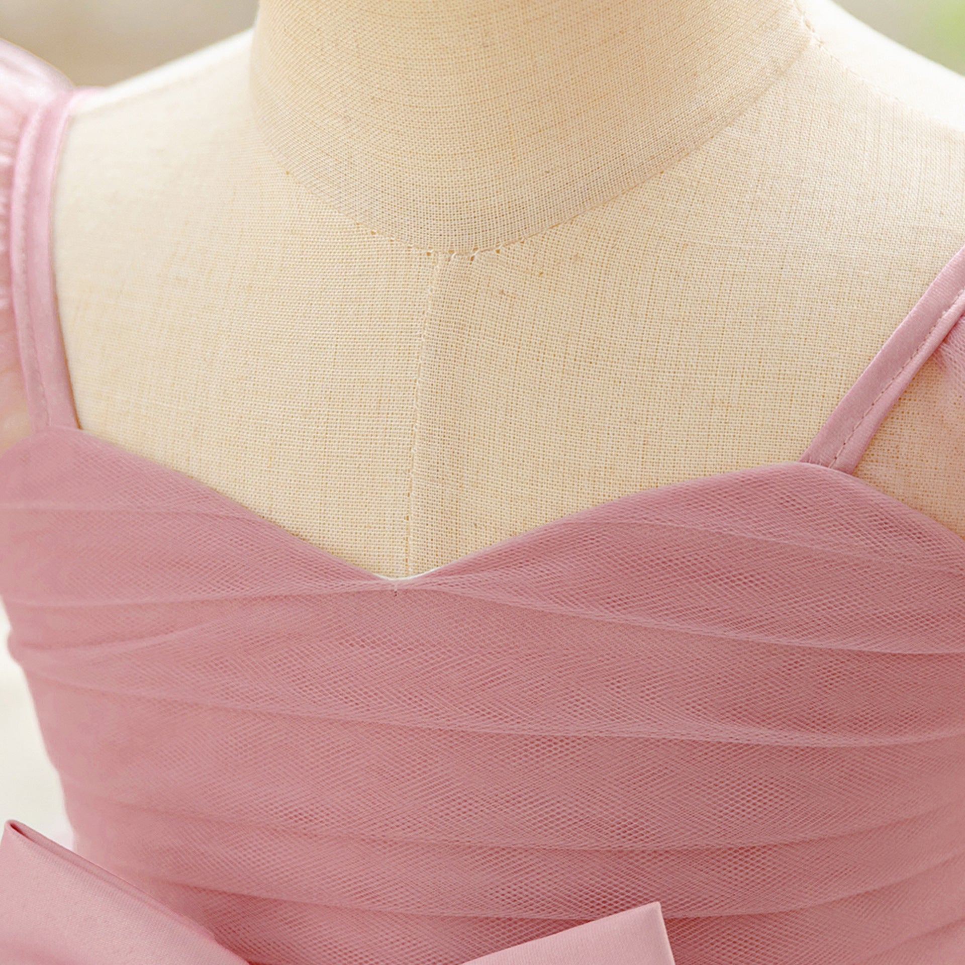 Casual Halter Maxi Tulle Dress for Girls