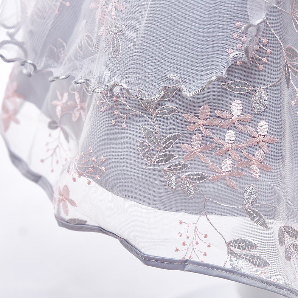 Pretty Performance Embroidered Princess Dress for Girls