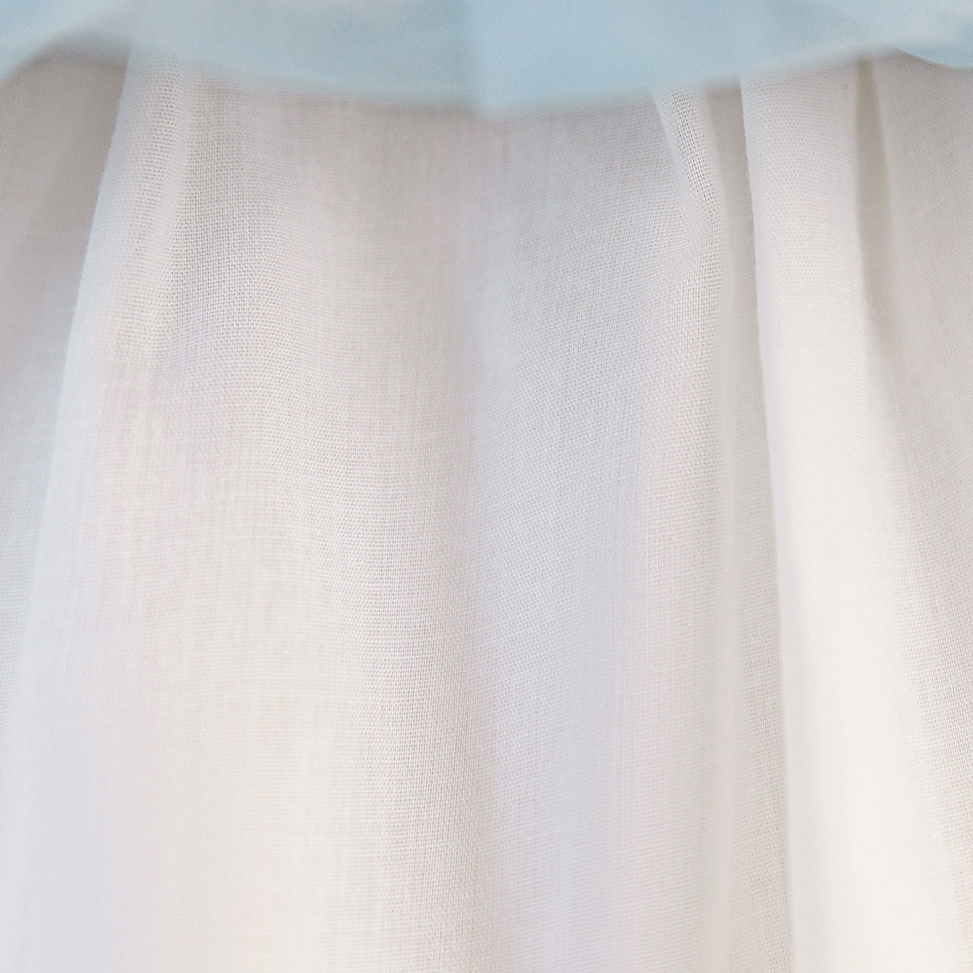 A-Line Solid Short Sleeve with O-Neck and Bow Decoration for Summer Teen Girls Party Blue Dress